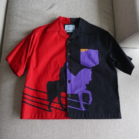Bowling shirt prada cheap